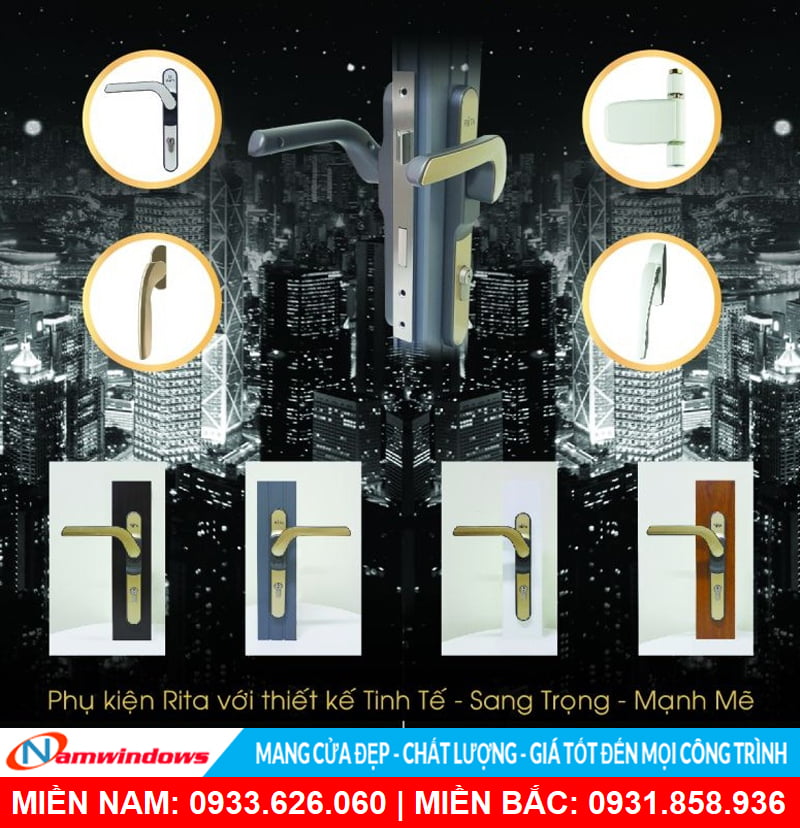 Các sản phẩm phụ kiện khóa Rita