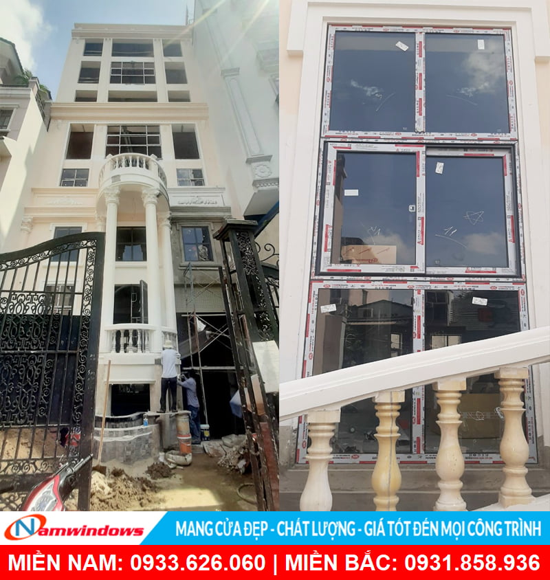 Công trình xingfa việt, phụ kiện draho