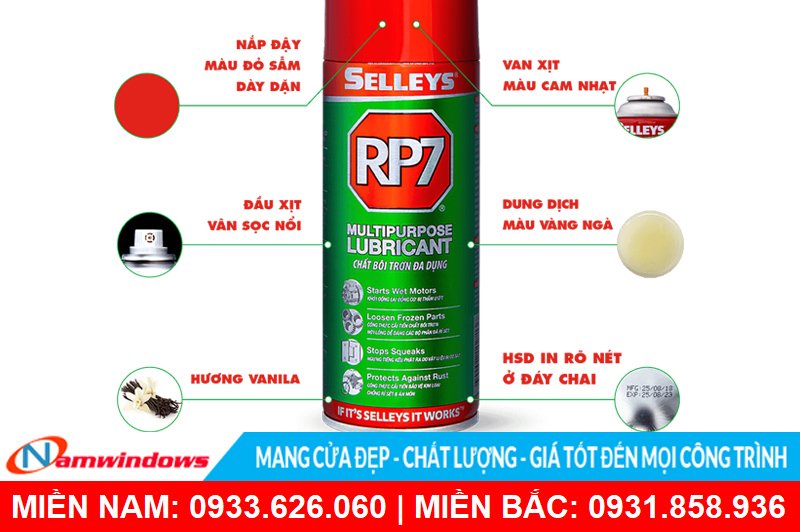 Bình xịt chống rỉ sét RP7
