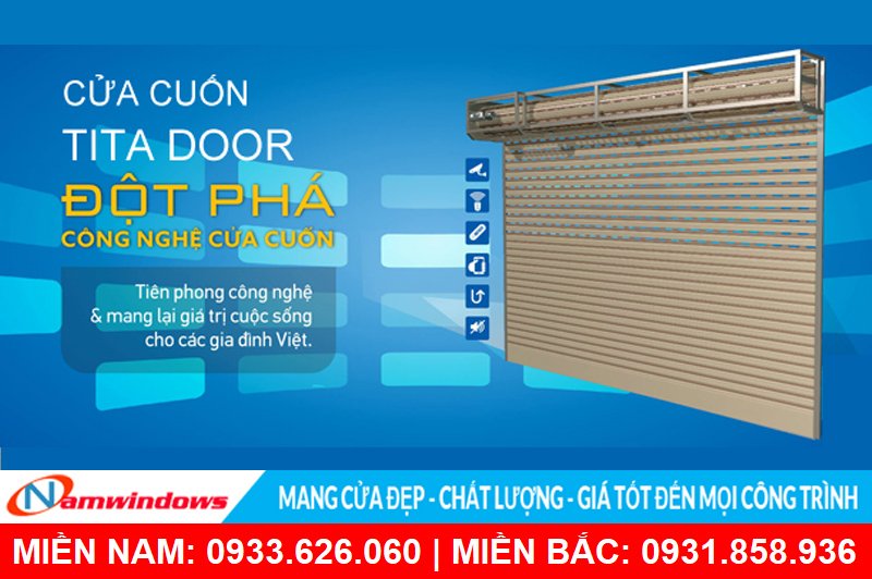 Cửa cuốn Titadoor chất lượng