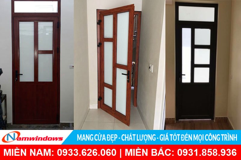 Mẫu cửa nhôm xingfa chia đố kết hợp đố ngang và dọc