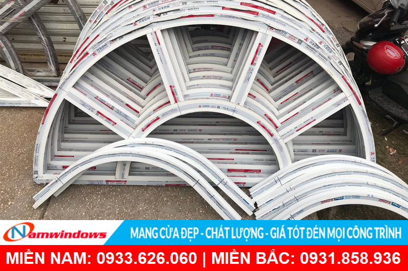 Cửa nhôm uốn vòm
