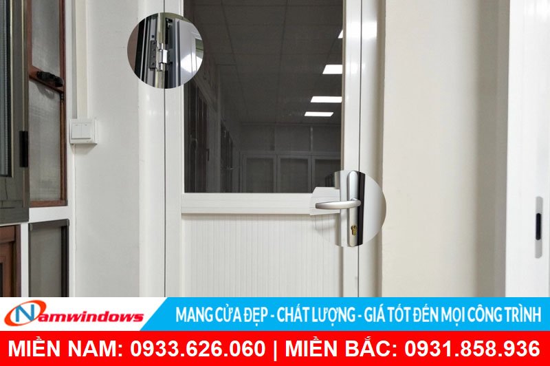 Cửa pano nhôm kính kín khít, an toàn tuyệt đối