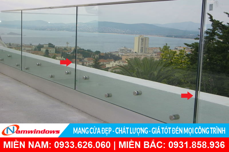 Phải lưu ý giữ độ hở, khe hở giữa các lớp kính 