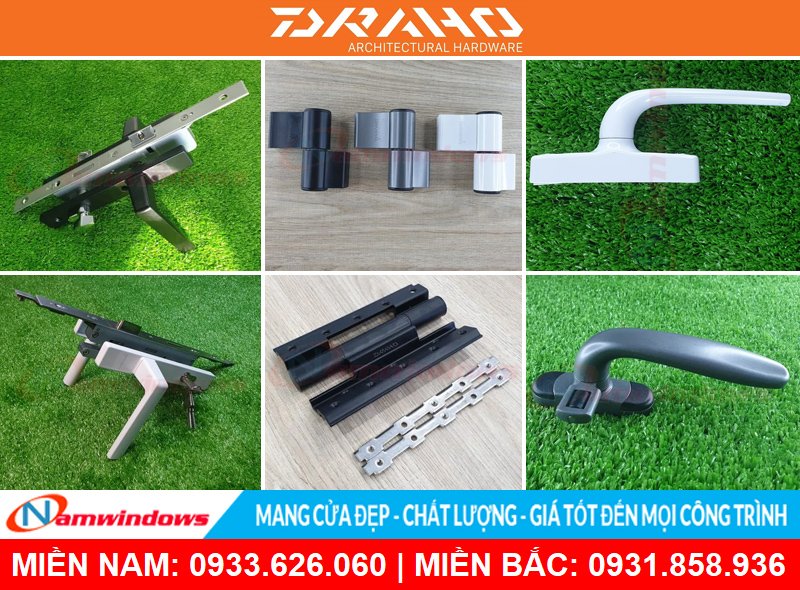 Phụ kiện cửa nhôm Draho