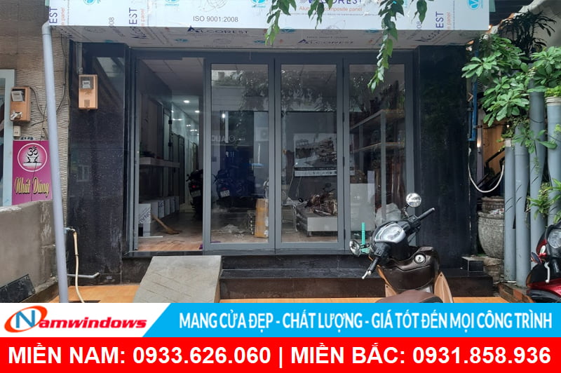 Cửa nhôm xingfa 4 cánh Namwindows