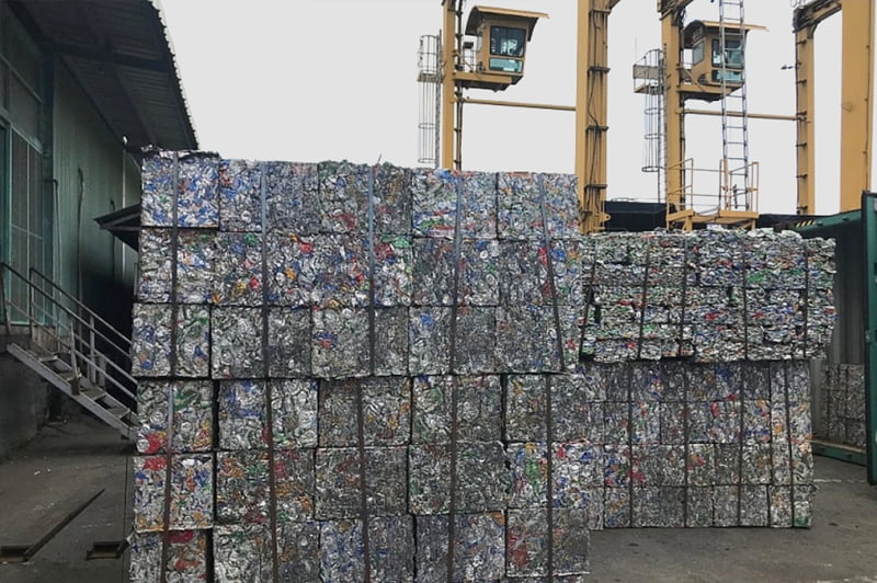 Phân loại để tái chế phế liệu nhôm