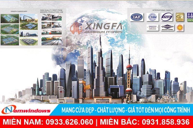 Công ty TNHH Nhôm XIngfa Quảng Đông (Trung Quốc)