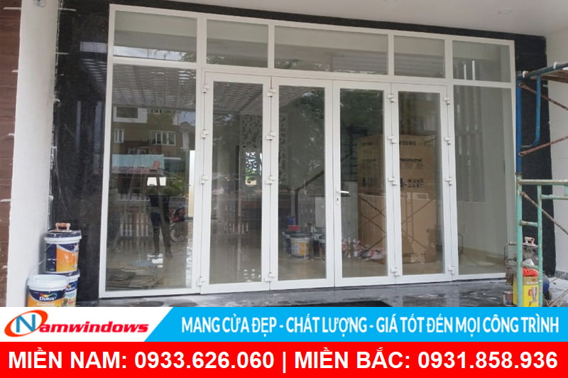 Cửa nhôm xingfa màu trắng