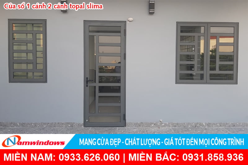 Cửa sổ nhôm topal slima đẹp
