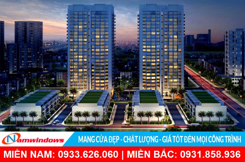 Dự án sử dụng nhôm xingfa việt nam