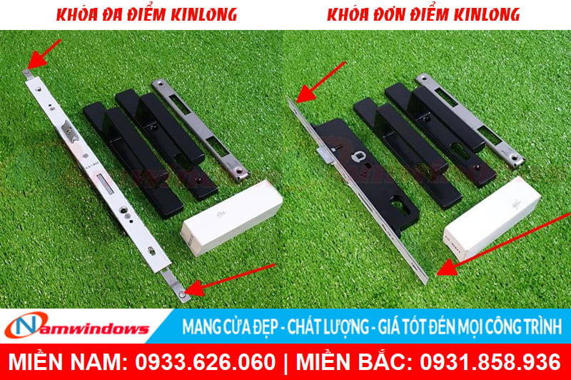 Phân biệt phụ kiện cửa nhôm kính