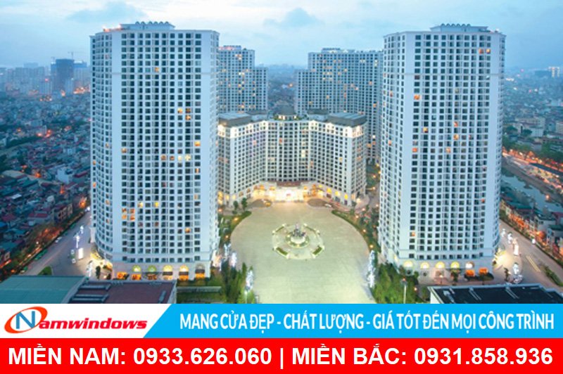 Dự án Roya city sử dụng nhôm xingfa nhập khẩu