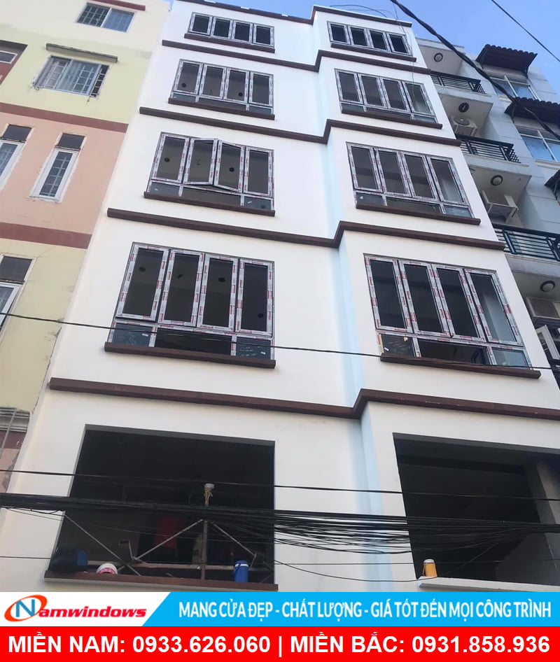 Công trình cửa nhôm xingfa Namwiwndows thi công