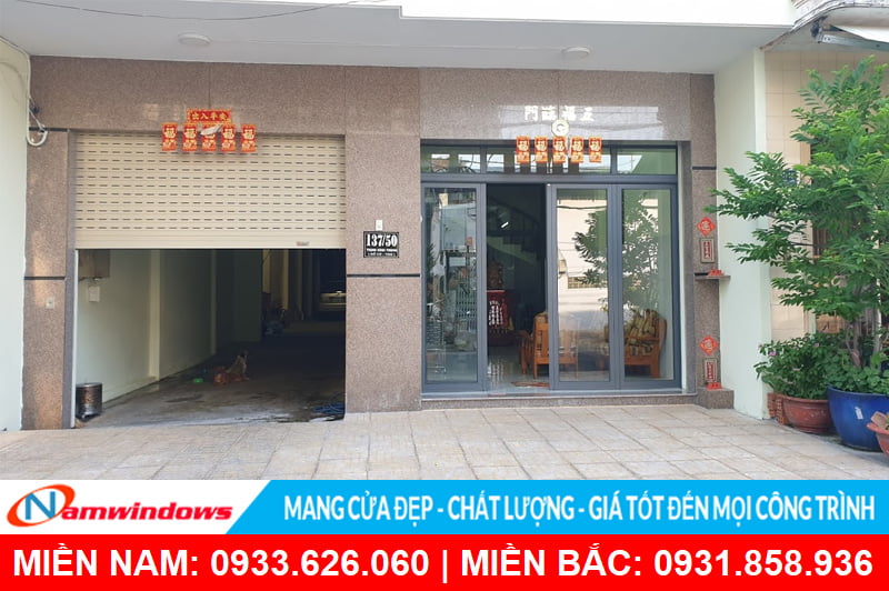 Công trình cửa nhôm xingfa Chú Và (q.5) - Namwindows thi công
