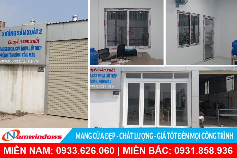 Công trình thi công cửa nhôm kính của Namwindows