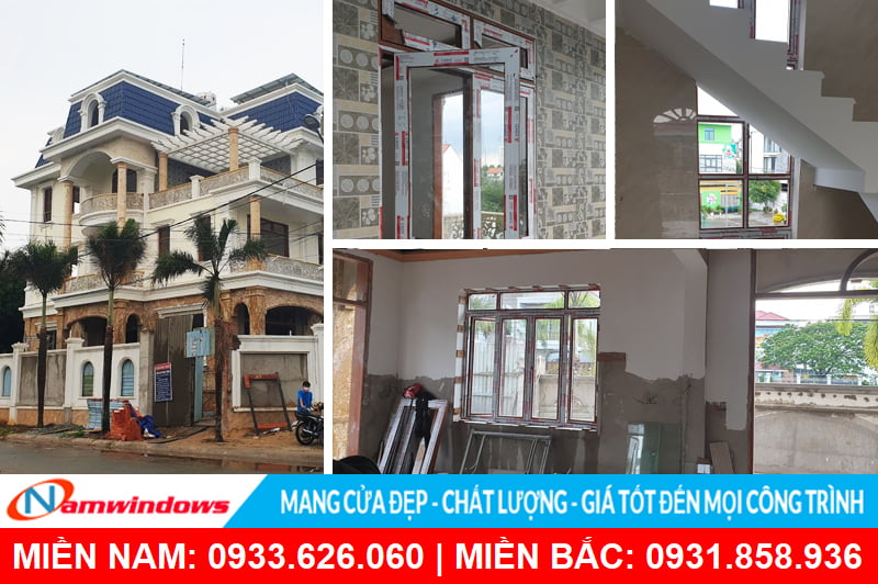 Công trình thi công cửa nhôm kính của Namwindows