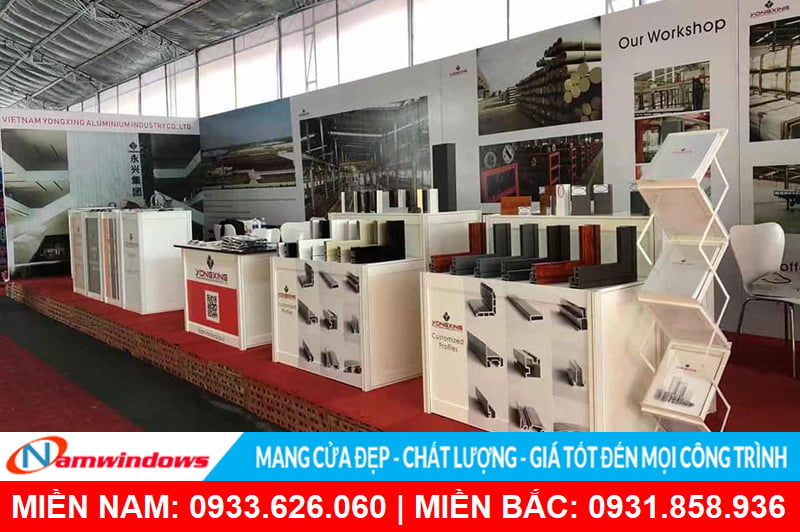 Nhôm xingfa Yongxing có mặt tại triển lãm Vietbuild