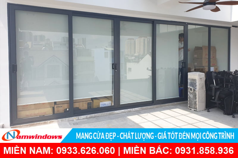 Cửa nhôm topal prima lùa 4 cánh