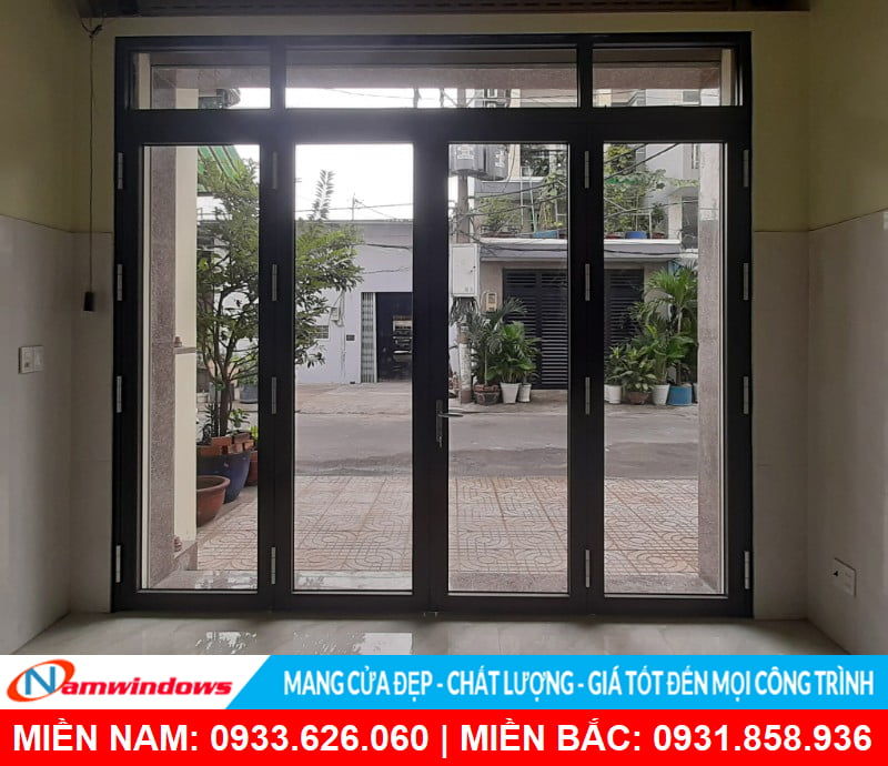 Cửa nhôm xingfa 4 cánh đẹp
