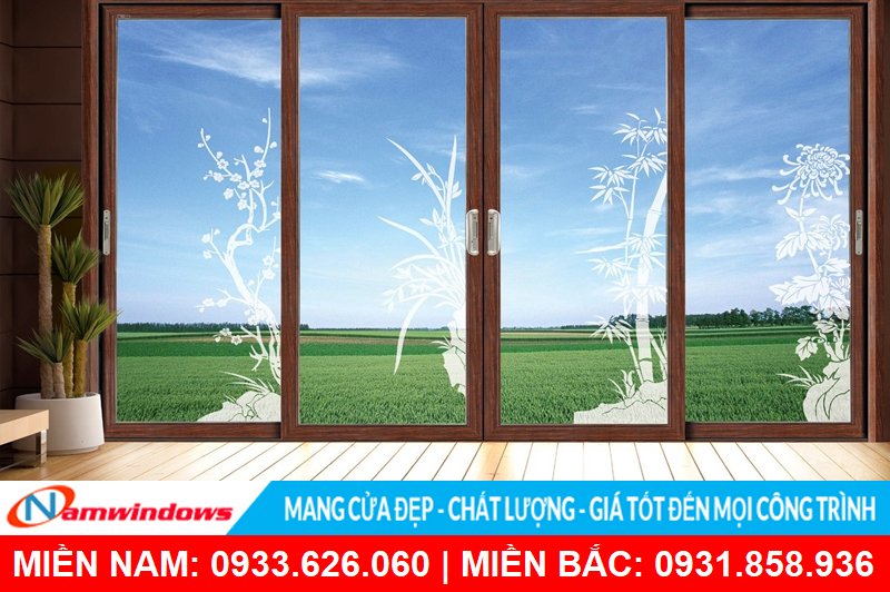 Mẫu thiết kê cửa nhôm xingfa Yongxing đẹp
