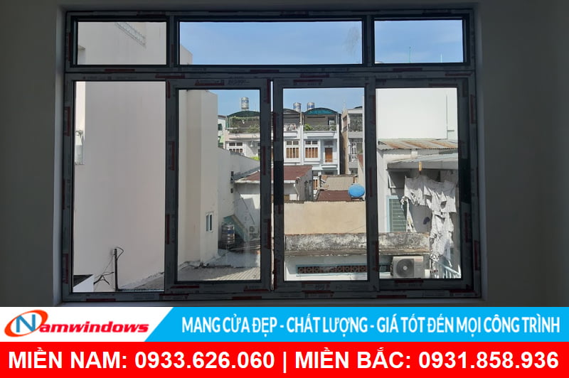 Cửa sổ lùa nhôm kính