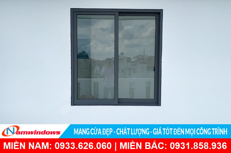 Cửa sổ lùa nhôm kính