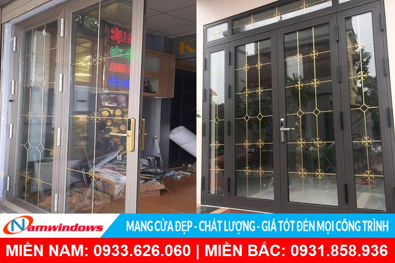 Mẫu cửa nhôm xingfa đẹp và lạ