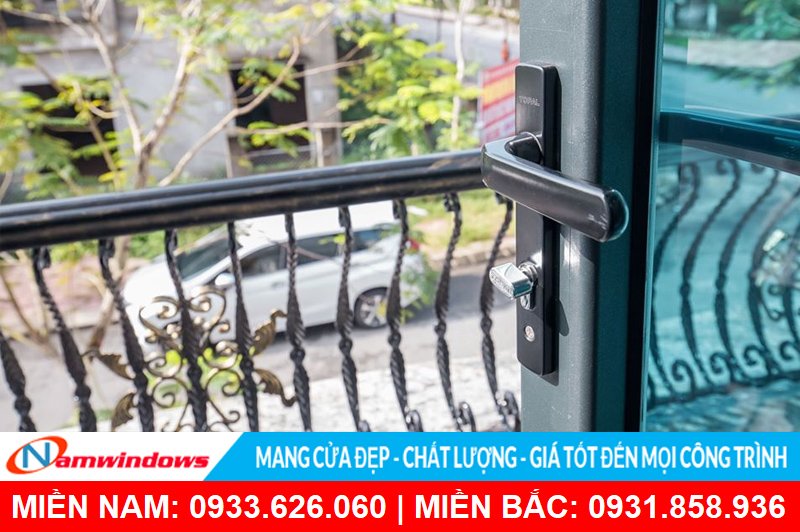 Tay nắm cửa đi nhôm Topal Prima