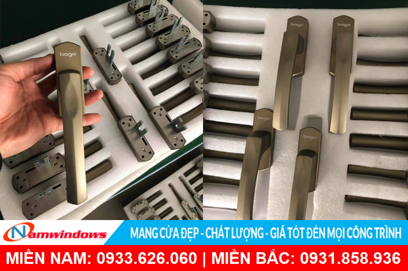Tay nắm cửa nhôm Bogo