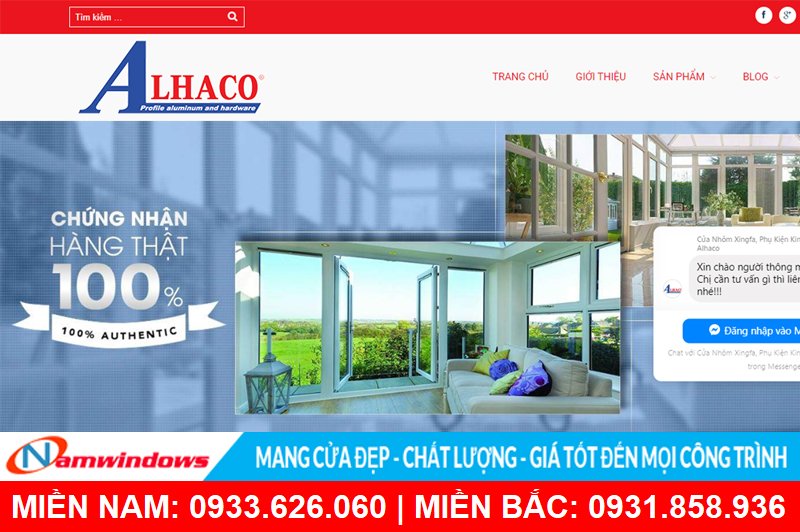 Trang chủ đại lý nhôm Alhaco