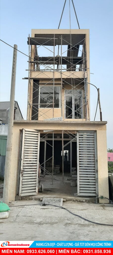Công trình cửa nhôm xingfa chú Y - Long An
