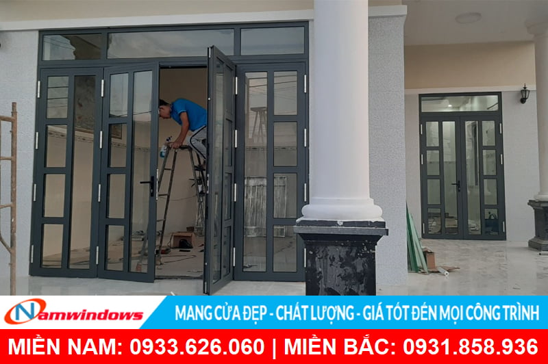 Công trình cửa nhôm xingfa a Danh (Tây Ninh)