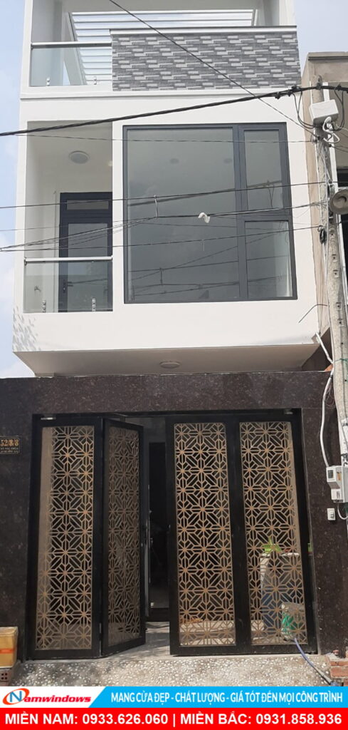 Công trình cửa nhôm Xingfa a Long (q.12)