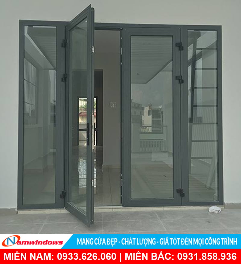 Cửa đi 2 cách nhôm xingfa có vách cố định sẽ là xu hướng mới trong thời gian sắp tới