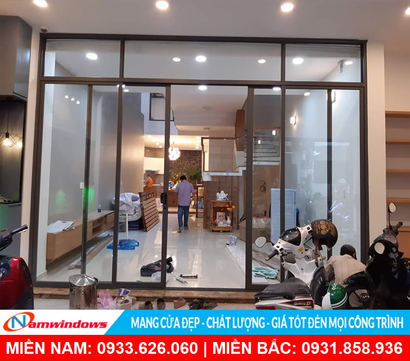 Cửa lùa nhôm xingfa hệ 93