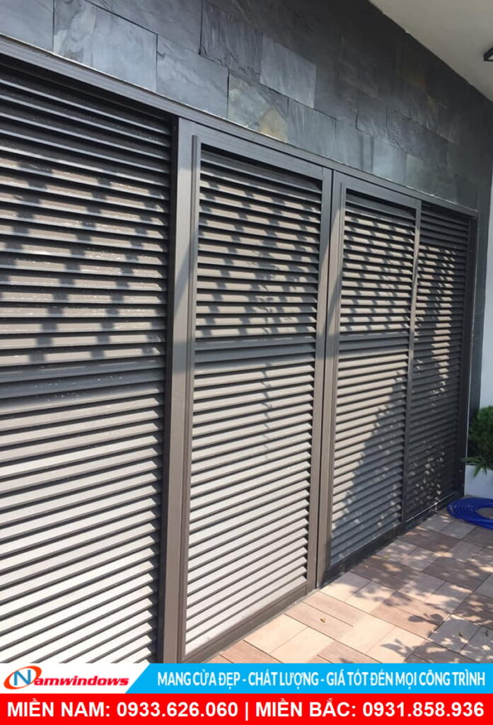 Cửa chớp xingfa tránh nắng