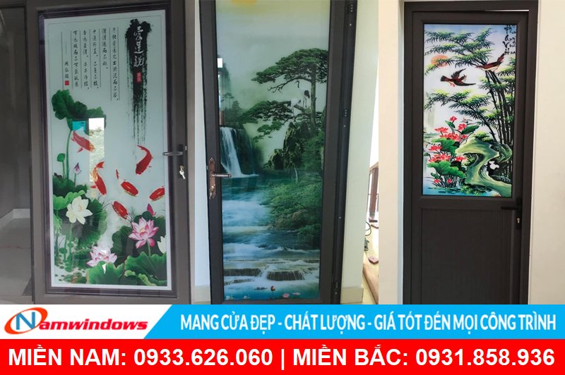 Mẫu cửa nhôm kính xingfa đẹp