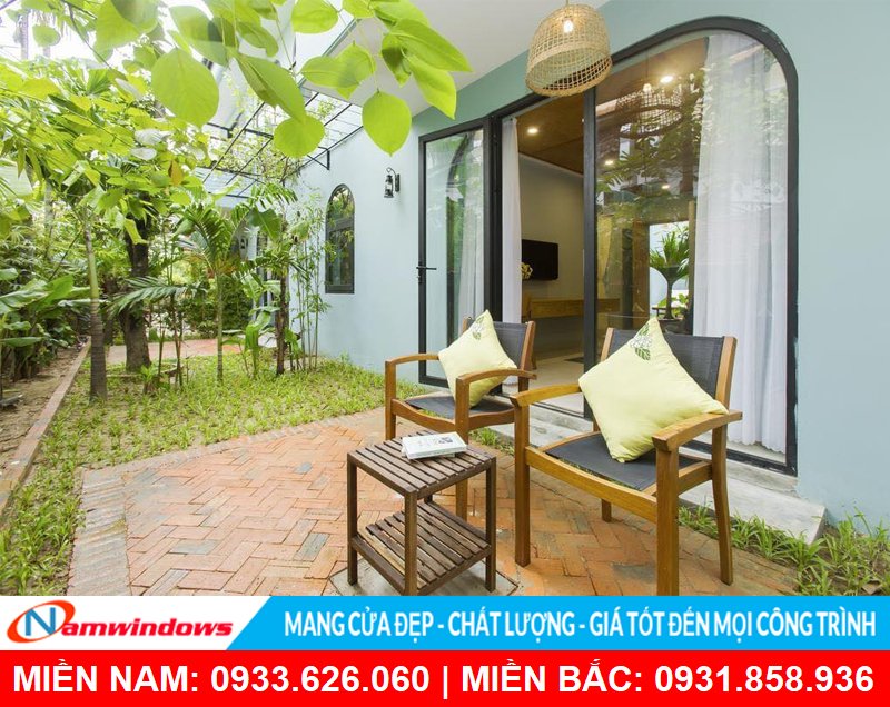 Cửa nhôm uốn vòm