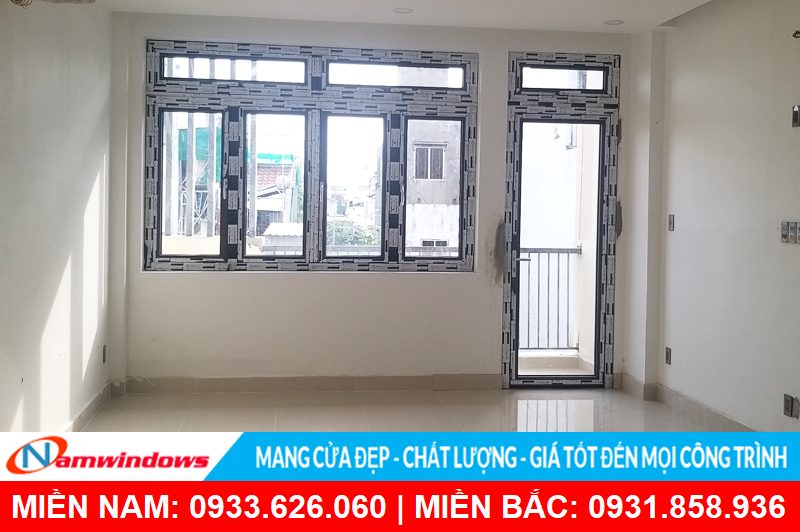 Cửa đi và cửa sổ ban công sử dụng nhôm cầu HMA