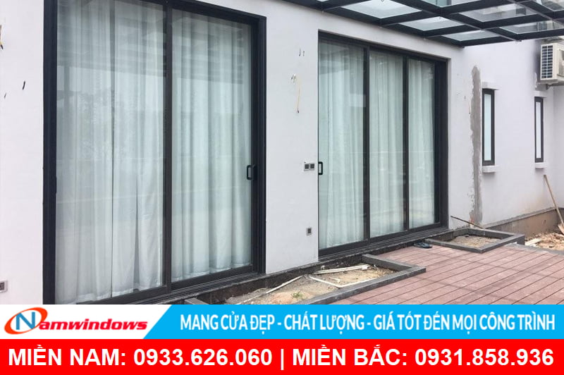 Cửa lùa nhôm xingfaCửa lùa nhôm xingfa 2 ray và 3 ray trượt