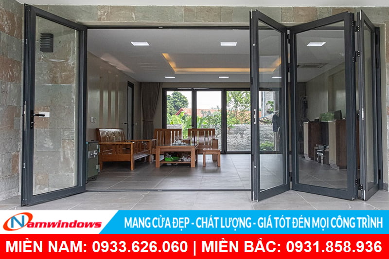 Cửa nhôm xếp trượt