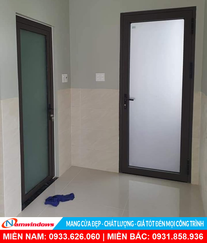 Cửa nhôm xingfa phòng wc