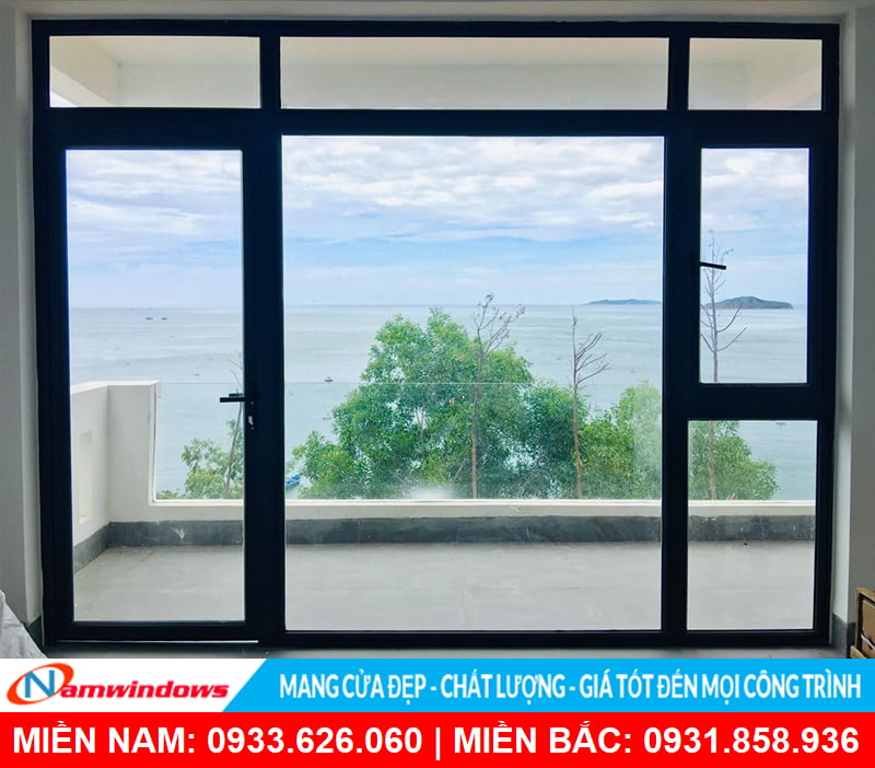 Cửa sổ 1 cánh mở quay nhôm xingfa