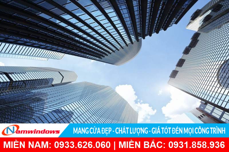 Kính cường lực 2 lớp cho tòa nhà