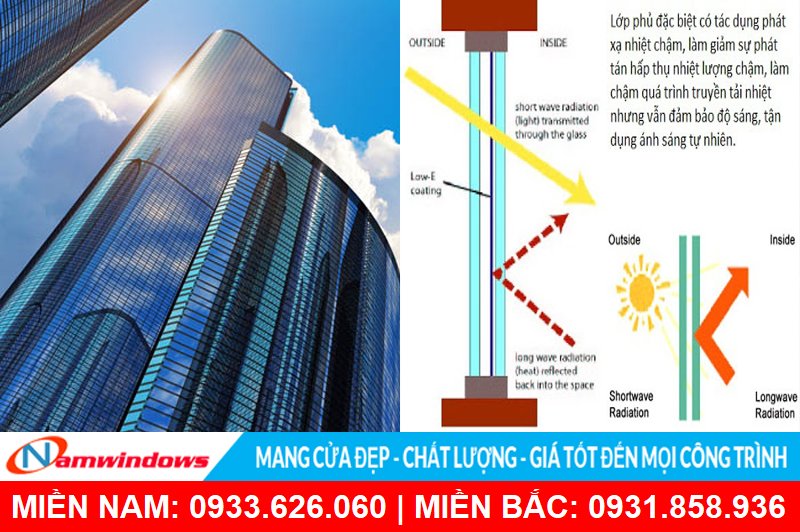 Kính low-e cách nhiệt