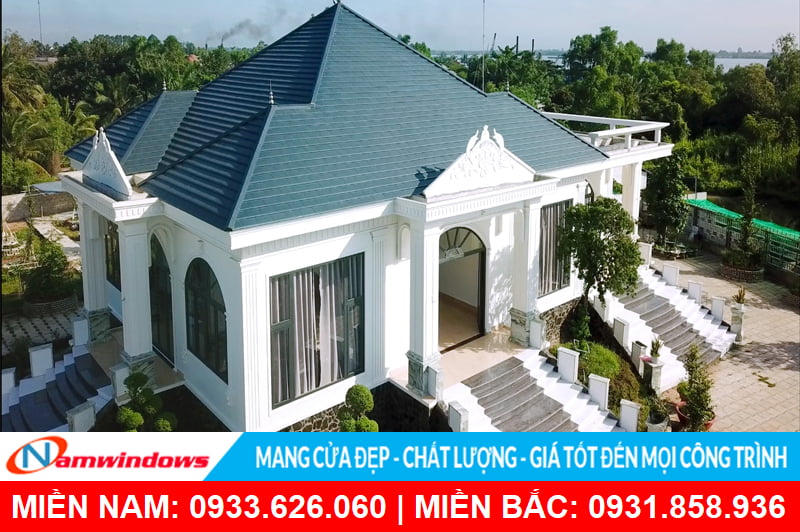 Cửa nhôm uốn vòm 