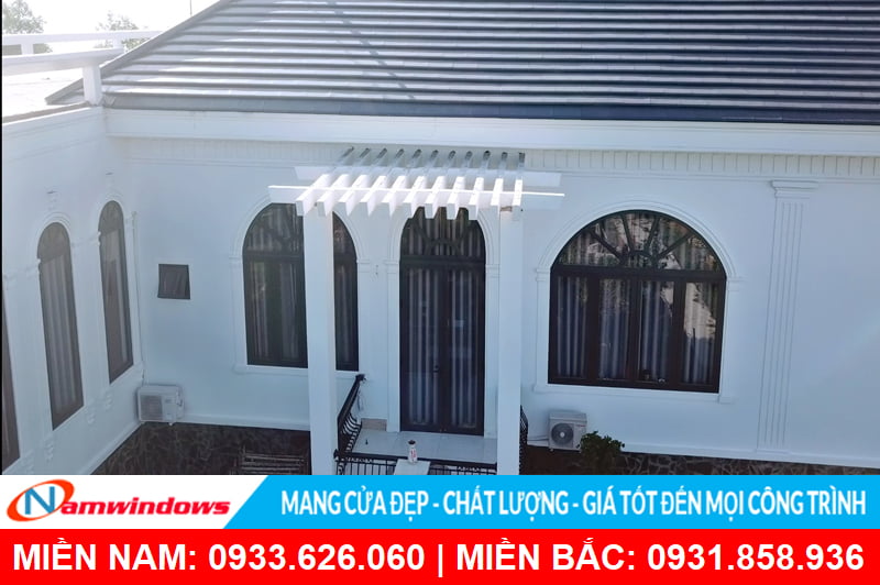 Uốn vòm cửa nhôm kính