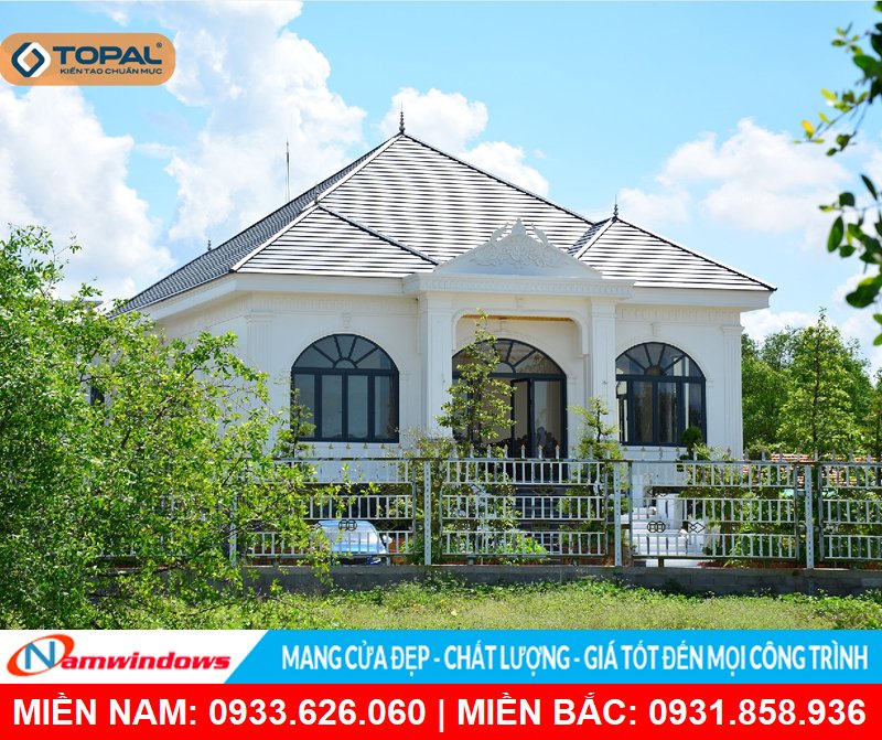 Cửa nhôm kính cho nhà biệt thự đẹp