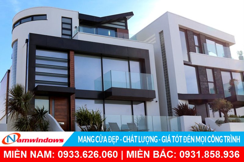 Mẫu cửa nhôm kính mờ đẹp